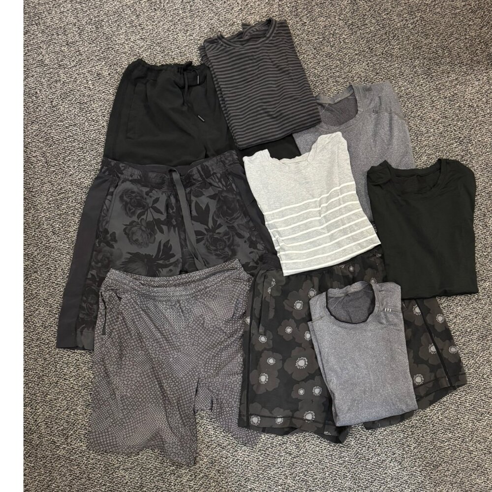 Lululemon Athletica Mens work out apparel bundle size L